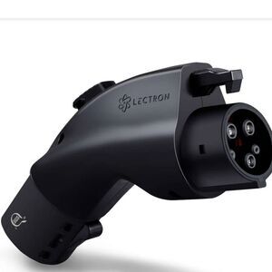 Lectron Tesla to J1772 EV Adapter | 250V | 48 Amp in Black. NIB!